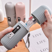 Load image into Gallery viewer, Portable Travel Toothpaste Toothbrush Protect Holder Cap Case Travel Camping Toothbrush Storage Box Cover Household Storage New