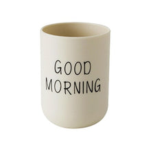 Load image into Gallery viewer, 1Pc 330ml Nordic Travel Good Morning Cup Eco-friendly PP Material Water Cups Toothbrush Holder Washing Tooth Mug Bathroom Sets