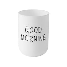 Load image into Gallery viewer, 1Pc 330ml Nordic Travel Good Morning Cup Eco-friendly PP Material Water Cups Toothbrush Holder Washing Tooth Mug Bathroom Sets