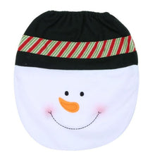 Load image into Gallery viewer, eTya Christmas Toilet Seat Cover Snowman Toilet Lid Cover Christmas Decorations for Home Xmas Natal Navidad bathroom Decoration