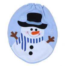 Load image into Gallery viewer, eTya Christmas Toilet Seat Cover Snowman Toilet Lid Cover Christmas Decorations for Home Xmas Natal Navidad bathroom Decoration